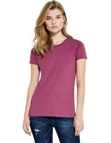 S-SA02-WOMEN'S SLIM FIT RECYCLED T-SHIRT
